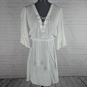 🌺3 for $25🌺 Greecian White 3/4 Sleeve Dress